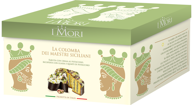 MORI ARTISAN COLOMBA PISTACHIO 900 GR (12 in a box)