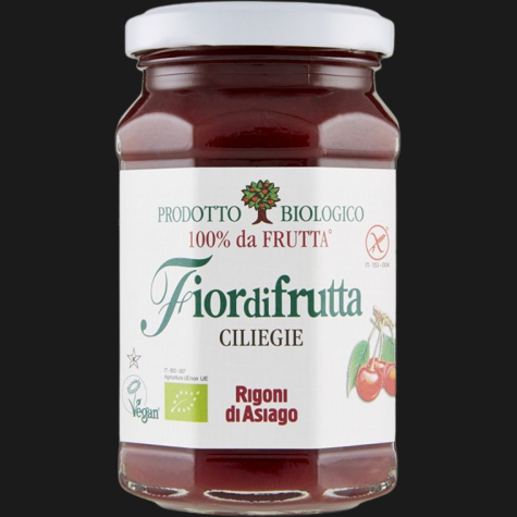 RIGONI JAMS FIOR DI FRUTTA CHERRY 250 GR (6 in a box)