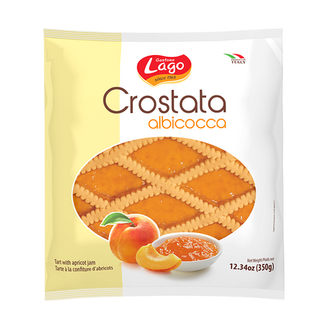 ELLEDI CROSTATA APRICOT 350 GR (12 in a box)