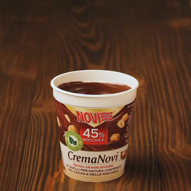 NOVI SPREAD CREAM HAZELNUT 200 GR (12 in a box)