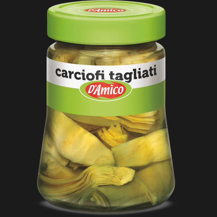 D'AMICO ARTICHOKES CUT IN OIL 280 GR (8 in a box)