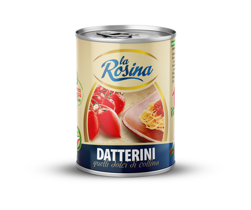 LA ROSINA TOMATOES DATTERINI TIN 400 GR (24 in a box)