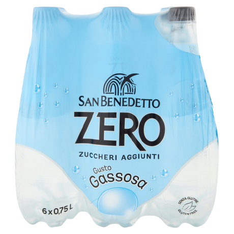 SAN BENEDETTO ZERO GASSOSA PET 750 ML (6 in a box)