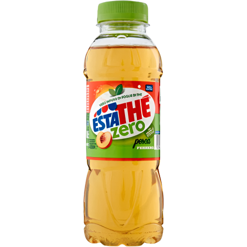 ESTATHE' ZERO TEA PEACH SUGAR FREE 400 ML (12 IN A BOX)