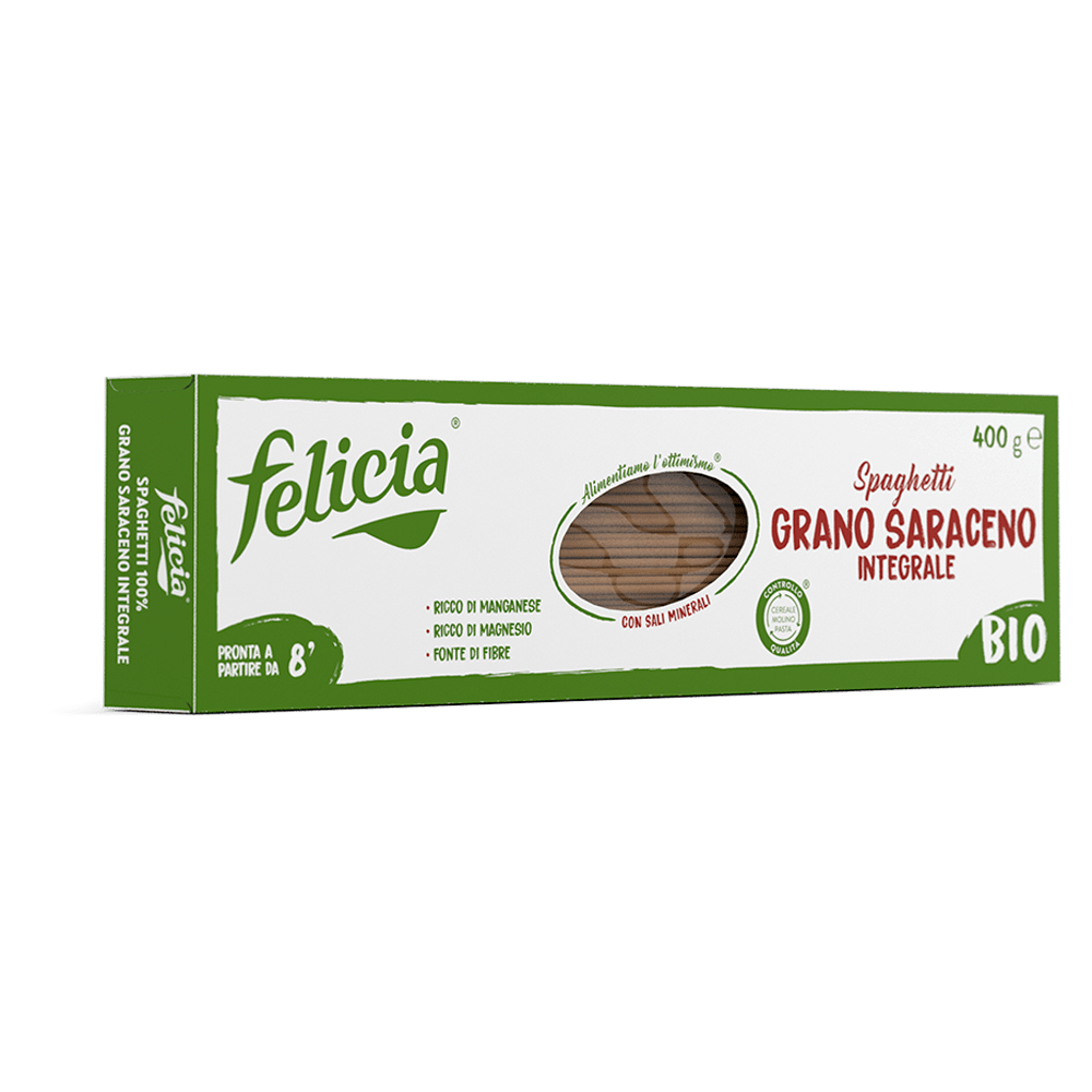 FELICIA PASTA GLUTEN FREE GRANO SARACENO SPAGHETTI 400 GR (12 IN A BOX)