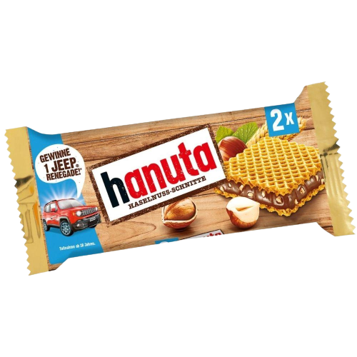 KINDER HANUTA WAFER X2 44 GR (18 in a box)