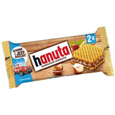 KINDER HANUTA WAFER X2 44 GR (18 in a box)