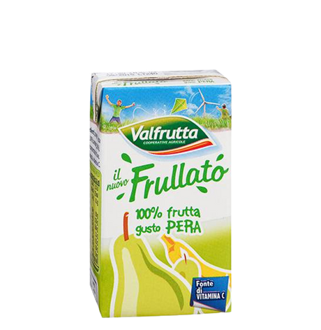 VALFRUTTA FRULLATO FRUIT JUICE PERA BRICK 125 ML X3 (8 in a box)