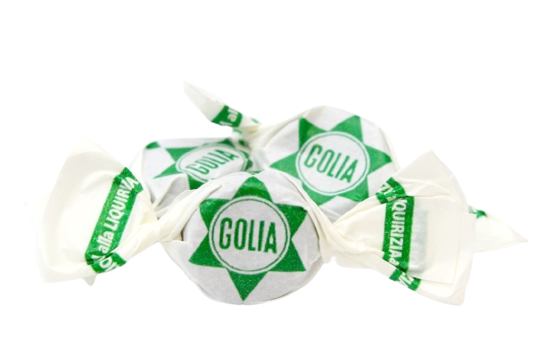 GOLIA CANDY GUMMIES LIQUORICE 160 GR (18 in a box)