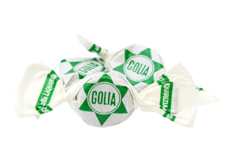 GOLIA CANDY GUMMIES LIQUORICE 160 GR (18 in a box)