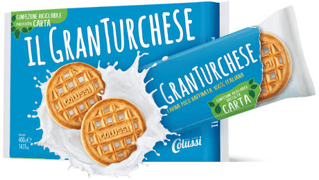 COLUSSI BISCOTTI GRAN TURCHESE 400 GR (12 in a box)