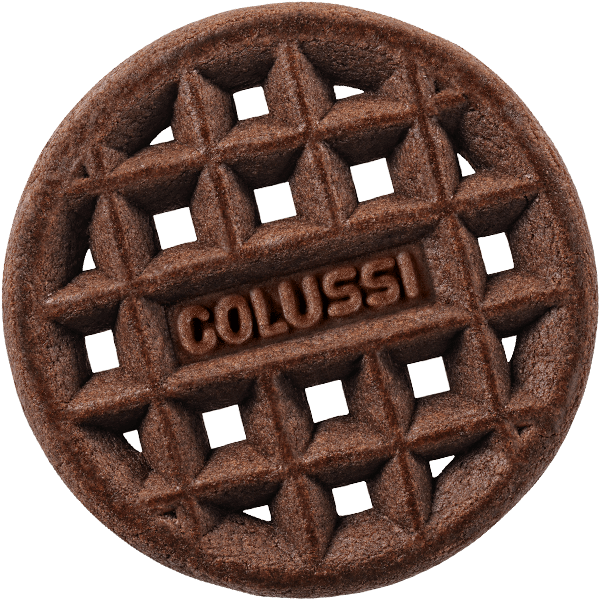 COLUSSI BISCOTTI GRAN TURCHESE COCOA AND CHOCOLATE X6 300 GR (12 in a box)