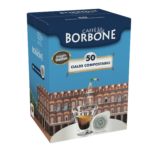 Borbone Caffe Confezione 50 Cialde Miscela Decisa