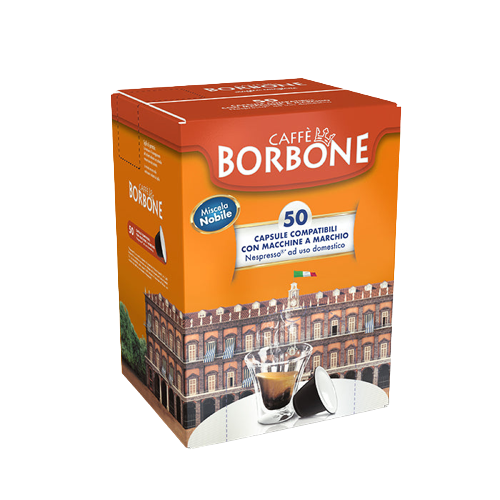 BORBONE CAFFE CAPSULE MISCELA NOBILE NESPRESSO X50 (1 in a box) –   - The best E-commerce of Italian Food in UK