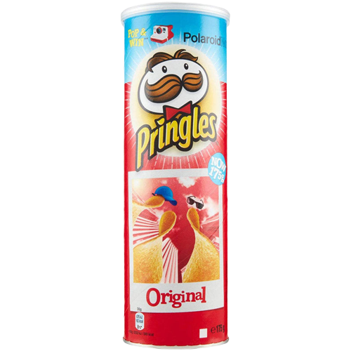 PRINGLES CRISPS ORIGINAL TUBE 175 GR (19 in a box)