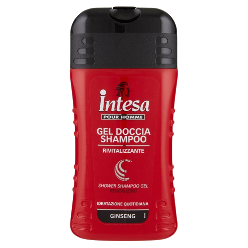 INTESA SHOWER BATH BODY AND SHAMPOO GINSENG RIVITALIZZANTE UOMO 250 ML (12 in a box)