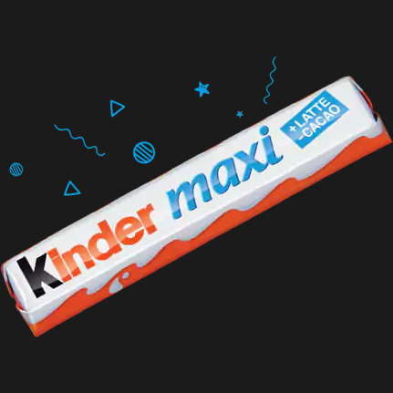 KINDER SNACK BARS MAXI CHOCOLATE T.10 210 GR (28 in a box)