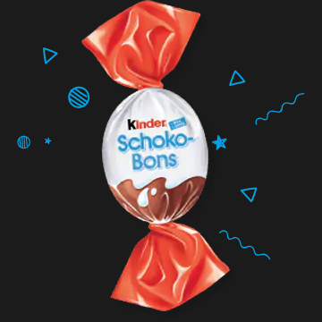 KINDER PRALINES SCHOKO-BONS CHOCOLATE 125 GR (16 in a box)