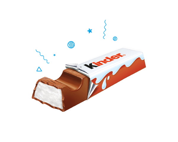 KINDER SNACK BARS CHOCOLATE T.4 50 GR (20 in a box)