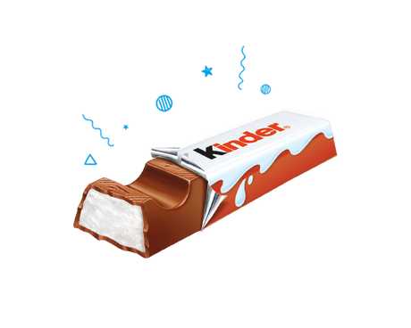 KINDER SNACK BARS CHOCOLATE T.4 50 GR (20 in a box)