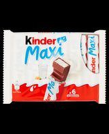 KINDER SNACK BARS MAXI CHOCOLATE T.6 126 GR (20 in a box)