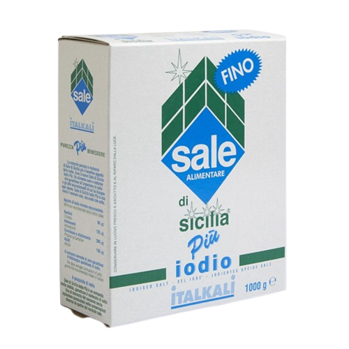 ITALKALI SALT OF SICILY IODATE FINO TO 1 KG (12 in a box)