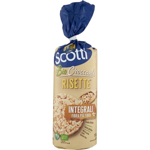 SCOTTI RISETTE BIO CROCCANTI INTEGRALI 150 GR (12 in a box)