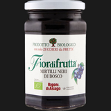 RIGONI JAMS FIOR DI FRUTTA BLACK CRANBERRIES 250 GR (6 in a box)