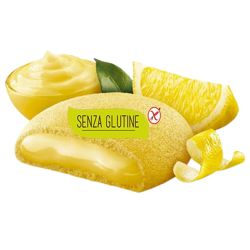 GRISBI' BISCOTTI STUFFED CREAM LEMON GLUTEN FREE 150 GR (12 in a box)