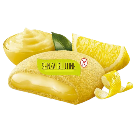 GRISBI' BISCOTTI STUFFED CREAM LEMON GLUTEN FREE 150 GR (12 in a box)