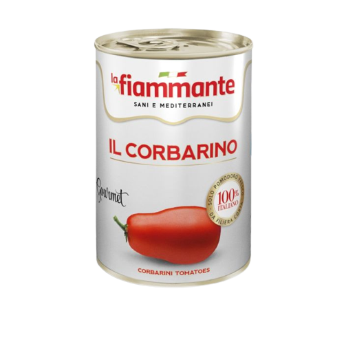 LA FIAMMANTE POMODORINI IL CORBARINO TIN 400 GR (12 in a box)