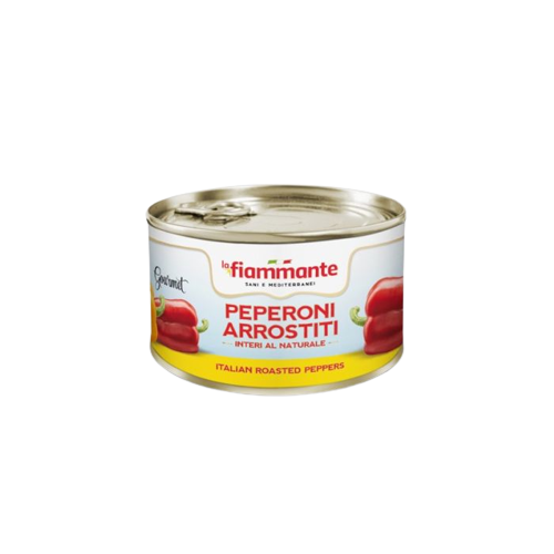 LA FIAMMANTE PEPPERS ROASTED TIN 350 GR (12 in a box)