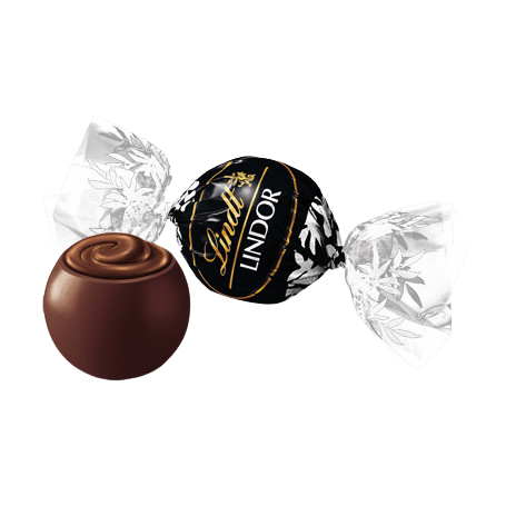 LINDT LINDOR PRALINES CORNET CHOCOLATE DARK 70% 200 GR (12 in a box)