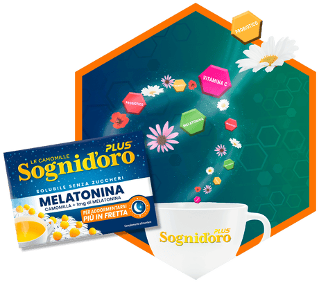 SOGNI D'ORO CHAMOMILE MELATONIN SOLUBLE FILTERS X16 (12 in a box)