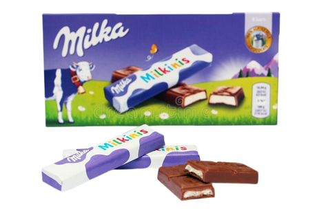 MILKA SNACK BARS MILKINIS MILK CHOCOLATE 87 GR (20 in a box)