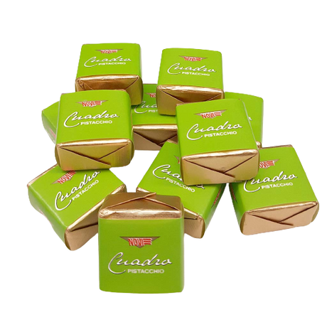 NOVI CREMINO PRALINES CUADRO PISTACHIO 150 GR (10 in a box)
