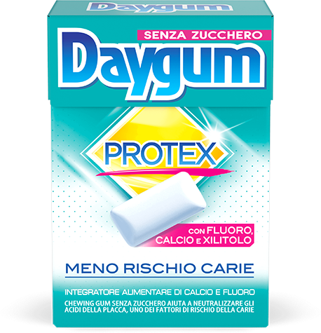 DAYGUM CHEWING GUM PROTEX 60 GR (20 in a box)
