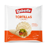 ROBERTO BAKERY TORTILLAS X4 240 GR (12 in a box)