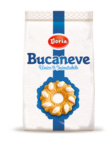 DORIA BISCOTTI BUCANEVE 400 GR (12 in a box)