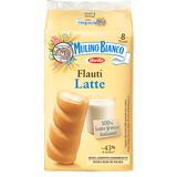 MULINO BIANCO SNACK FLAUTI MILK X8 280 GR (12 in a box)