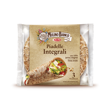 MULINO BIANCO BAKERY WHOLEMEAL PIADELLE INTEGRALI X3 225 GR (12 in a box)