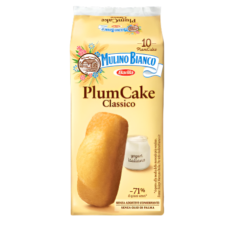 MULINO BIANCO SNACK PLUMCAKE CLASSIC X10 330 GR (10 in a box)