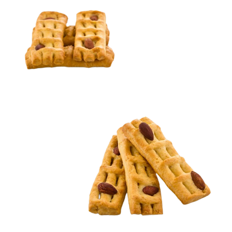 VOSTRO FORNAIO PANE SNACK TRECCINE ALLE MANDORLE 230 GR (12 in a box)