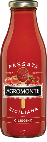 AGROMONTE PASSATA POMODORINO CILIEGINO 520 GR (12 in a box)