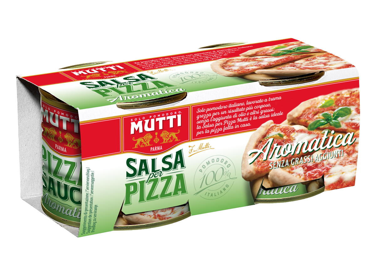 MUTTI PIZZA SAUCE AROMATICA TIN 210 GR X2 (6 in a box)