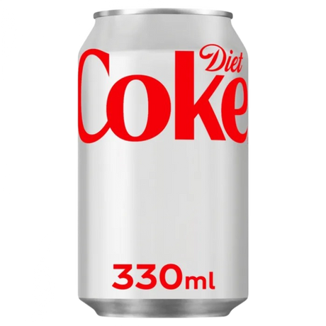COCA COLA DIET COKE CANS GB 330 ML (24 in a box)