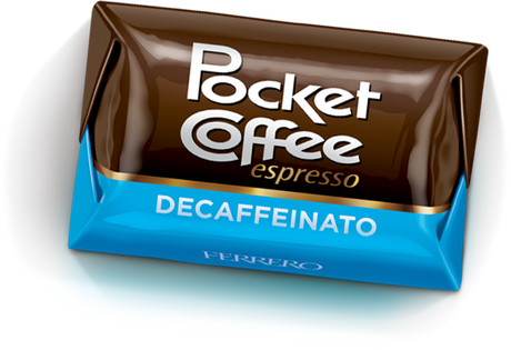 FERRERO  POCKET COFFEE PRALINES ESPRESSO DECAFFEINATED T5 62 GR (12 in a box)
