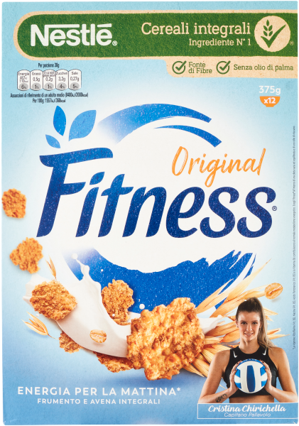 NESTLE' FITNESS CEREALS ORIGINAL 375 GR (14 in a box)