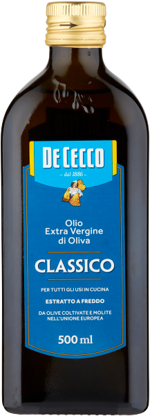 DE CECCO EXTRA VIRGIN OLIVE OIL CLASSIC 500 ML (12 in a box)