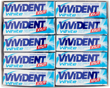 VIVIDENT CHEWING GUM XYLIT WHITE SUGAR FREE STICK 56 GR (40 in a box)